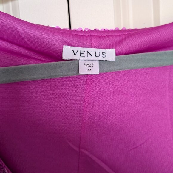 VENUS Sequin Long-Sleeve Mini Dress SIZE 3X - Picture 3 of 3